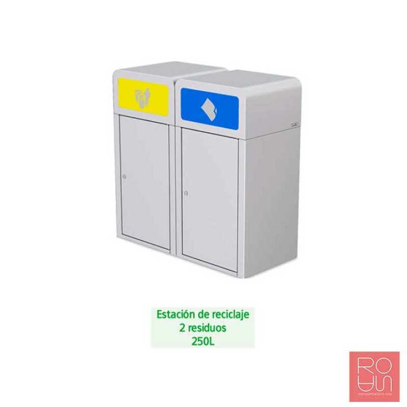 Paperera Estocolm XL 125L | Reciclatge de Gran Capacitat